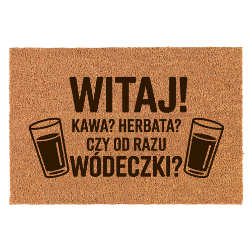 Śmieszna Wycieraczka 60x40 Super Prezent Na Parapetówkę  Do Mieszkania