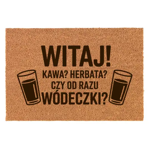 Śmieszna Wycieraczka 60x40 Super Prezent Na Parapetówkę  Do Mieszkania