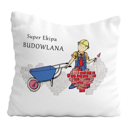 UPOMINEK PODUSZKA PREZENT ZAWÓD BUDOWLANIEC MURARZ BUDOWNICZY PRACA