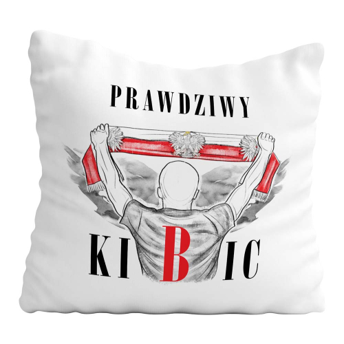 Poduszka Prezent Sport KIBIC POLSKA