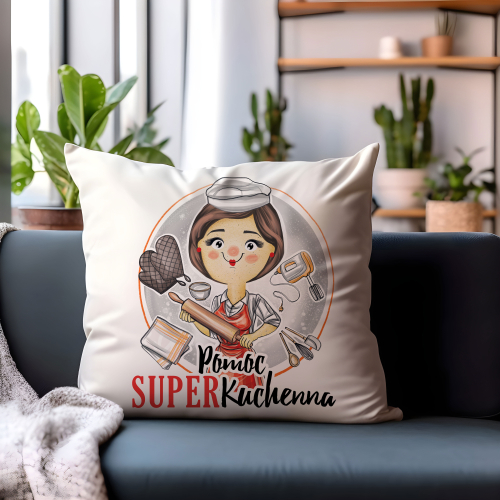 Poduszka Prezent Praca Zawód Super POMOC KUCHENNA