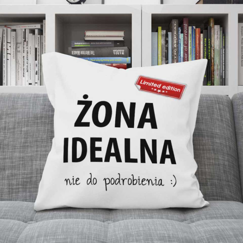 Poduszka Prezent Walentynki ŻONA IDEALNA