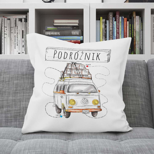 Poduszka Prezent Hobby PODRÓŻNIK TURYSTA