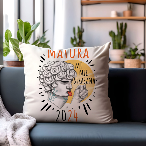 Poduszka Prezent Maturzysty Matura NIE STRASZNA