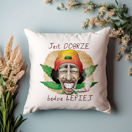 Poduszka Prezent Rasta Marihuana Trawka CBD