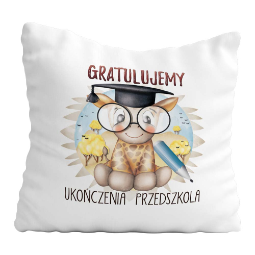 Poduszka Zakończenie Roku Przedszkola Żyrafa