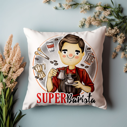 Poduszka Prezent Praca Zawody Super BARISTA