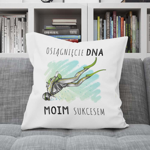 Poduszka Prezent Hobby PŁETWONUREK NURKOWANIE