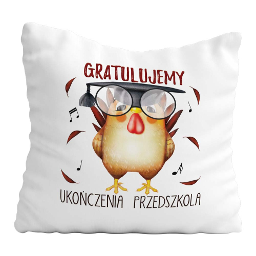 Poduszka Prezent Zakończenie Przedszkola Kogucik