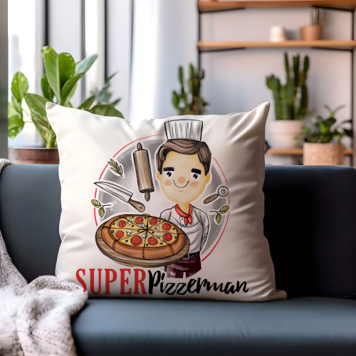 Poduszka Prezent Praca Zawód Super PIZZERMAN