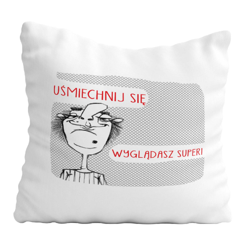 Poduszka Motywacja Sport WYGLĄDASZ SUPER