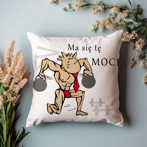 UPOMINEK PODUSZKA PREZENT ZAWÓD SPORTOWIEC SIŁACZ STRONGMEN