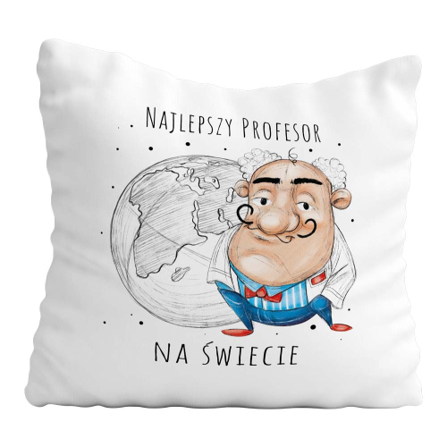 Poduszka Prezent DZIEŃ NAUCZYCIELA profesor