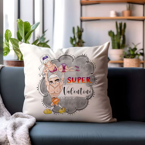 Poduszka Prezent Walentynki SUPER VALENTINE