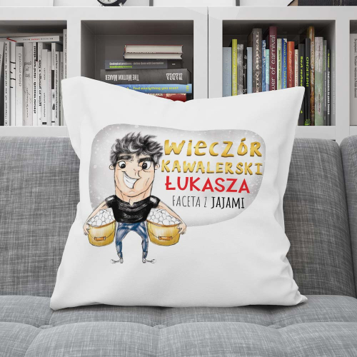 Poduszka Wieczór Kawalerski Pana Młodego Ślub