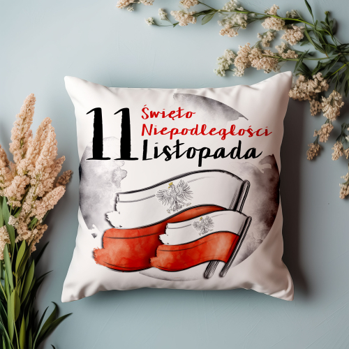 Poduszka Patriota 11 Listopada NIEPODLEGŁOŚĆ