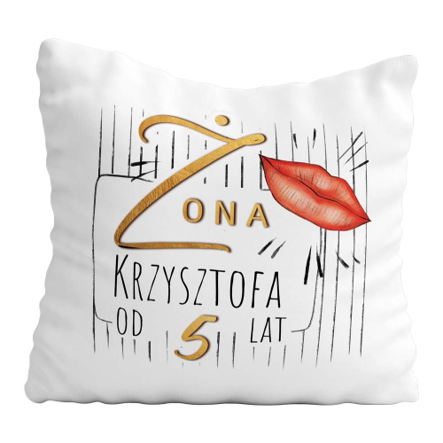 Poduszka Prezent Małżeństwo ROCZNICA ŚLUBU