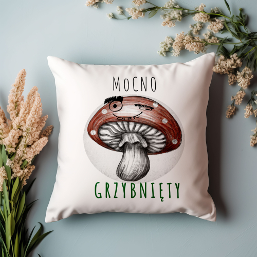 Poduszka Prezent Hobby GRZYBIARZ GRZYBNIĘTY