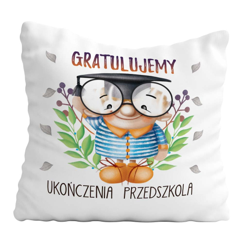 PODUSZKA PREZENT ZAKOŃCZENIE PRZEDSZKOLA CHŁOPIEC GRATULACJE