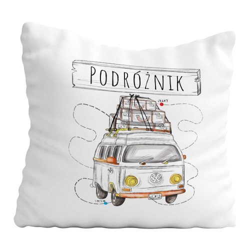 Poduszka Prezent Hobby PODRÓŻNIK TURYSTA