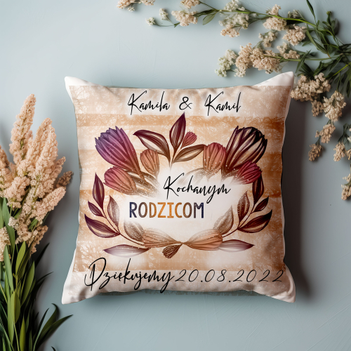 Poduszka Prezent Ślub Wesele Kochani Rodzice