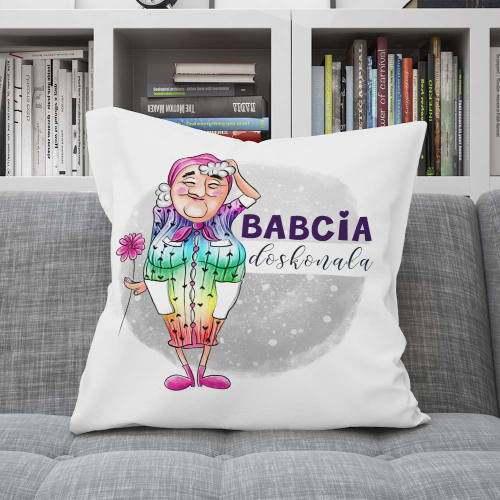 PODUSZKA PRAEZENT DZIEŃ BABCI DOSKONAŁA BABCIA UPOMINEK