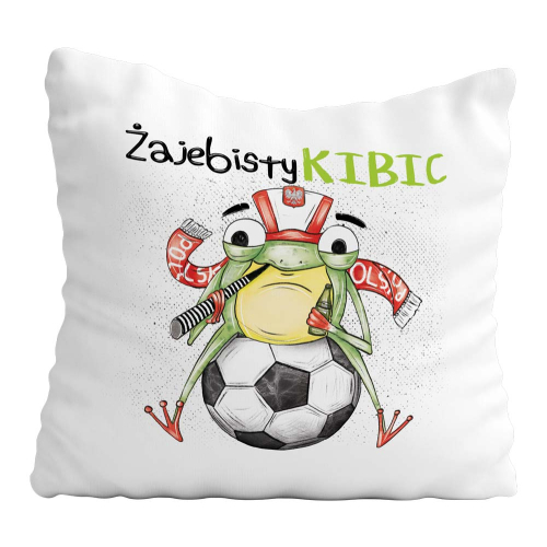 Poduszka Prezent Sport Żajebisty KIBIC