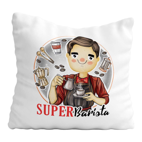 Poduszka Prezent Praca Zawody Super BARISTA