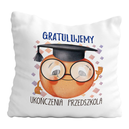 Poduszka Prezent Koniec Przedszkola BRZOSKWINKA