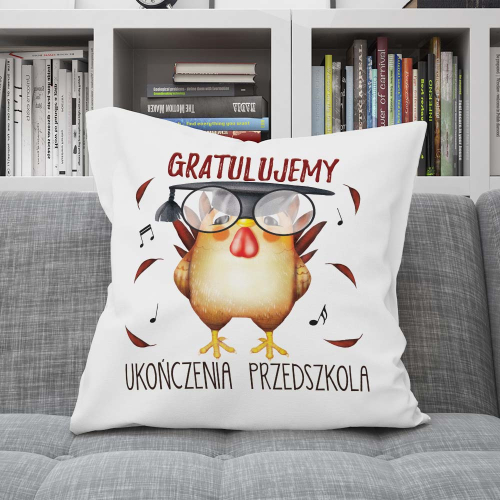 Poduszka Prezent Zakończenie Przedszkola Kogucik