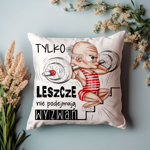 Poduszka Prezent Motywacja Sport WYZWANIE
