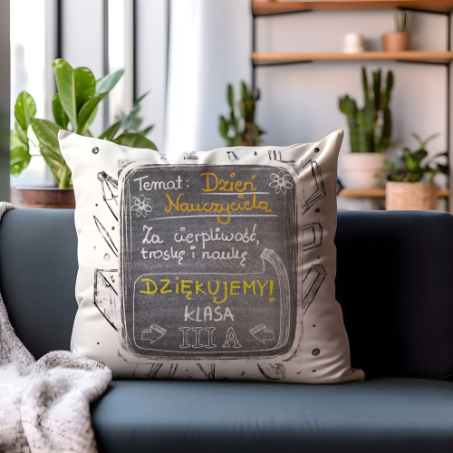 Poduszka Prezent DZIEŃ NAUCZYCIELA Klasa