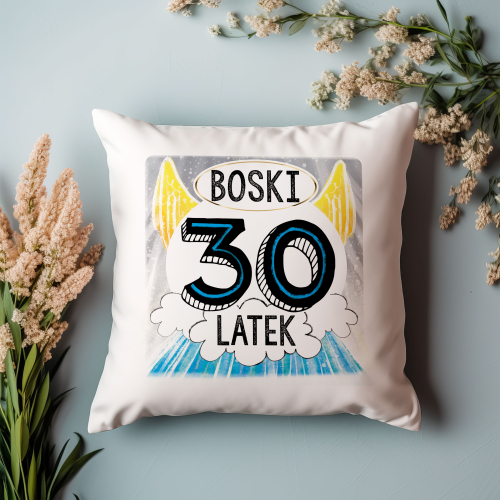 PODUSZKA JASIEK BOSKI PREZENT NA URODZINY IMPREZA 20 40 18