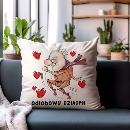 Poduszka Prezent Dzień Dziadka ODLOTOWY