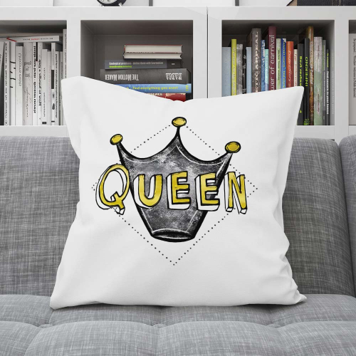 Poduszka Prezent Małżeństwo Para Ślub QUEEN