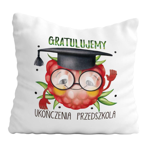 Poduszka Prezent Zakończenie Przedszkola Malinka