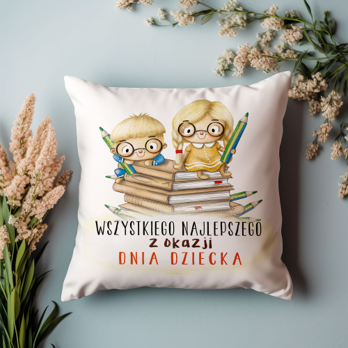 Poduszka Prezent DZIEŃ DZIECKA Życzenia