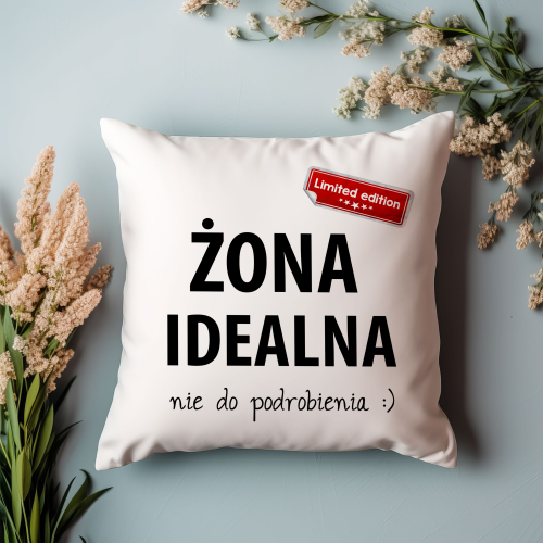 Poduszka Prezent Walentynki ŻONA IDEALNA