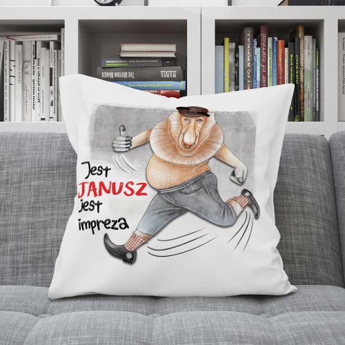 Poduszka Prezent Nosacz JANUSZ IMPREZA
