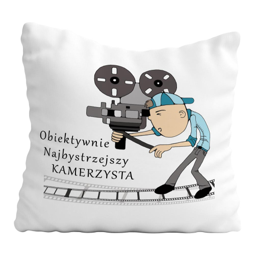 UPOMINEK PODUSZKA PREZENT ZAWÓD KAMERZYSTA OPERATOR