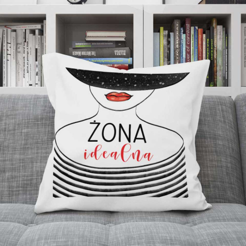 Poduszka Prezent Walentynki IDEALNA ŻONA