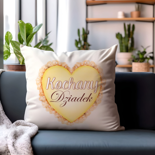 Poduszka Prezent Dzień Dziadka KOCHANY