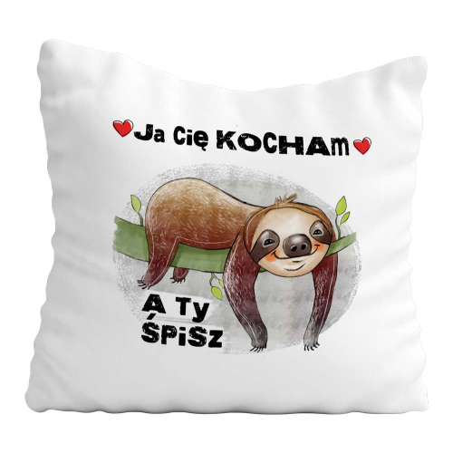 Poduszka Prezent Walentynki Leniwiec ON