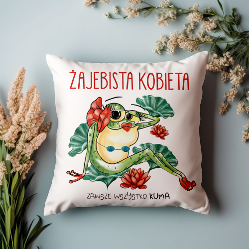 Poduszka Prezent DZIEŃ KOBIET żajebista
