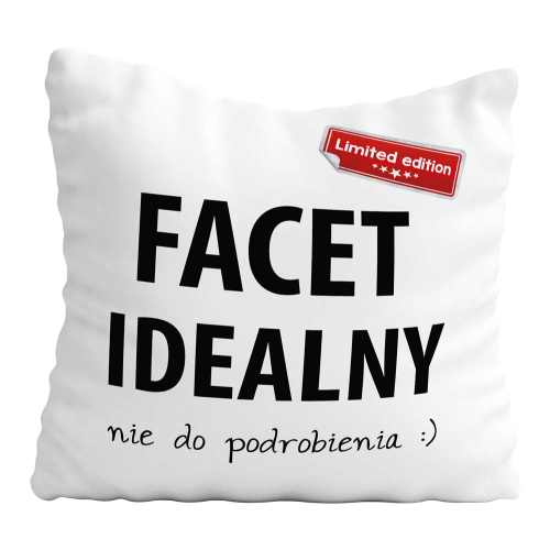 Poduszka Prezent Walentynki FACET IDEALNY