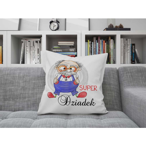 Poduszka Prezent Dzień Dziadka SUPER