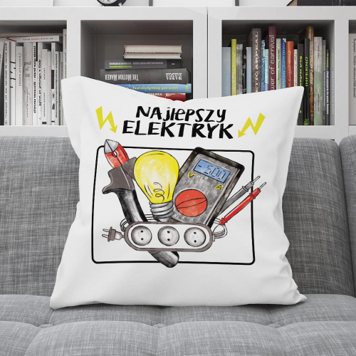 UPOMINEK PODUSZKA PREZENT ZAWÓD ELEKTRYK ELEKTROMONTER