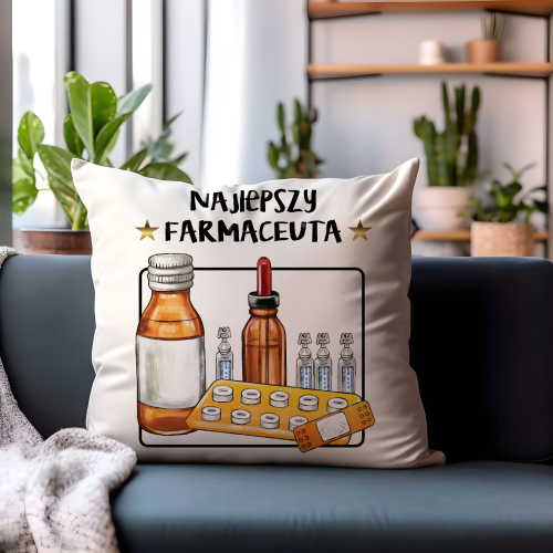 UPOMINEK PODUSZKA PREZENT ZAWÓD FARMACEUTA APTEKARZ