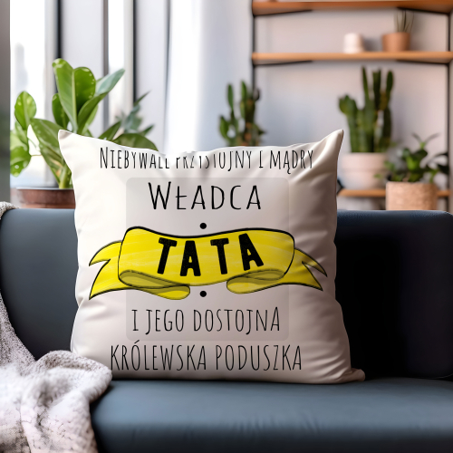 PODUSZKA UPOMINEK PREZENT DLA TATY OJCA TEŚCIA IMIENINY URODZINY ŚWIĘTA