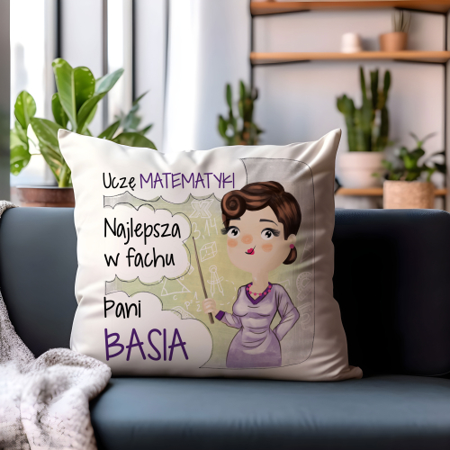 Poduszka Prezent DZIEŃ NAUCZYCIELA Imię